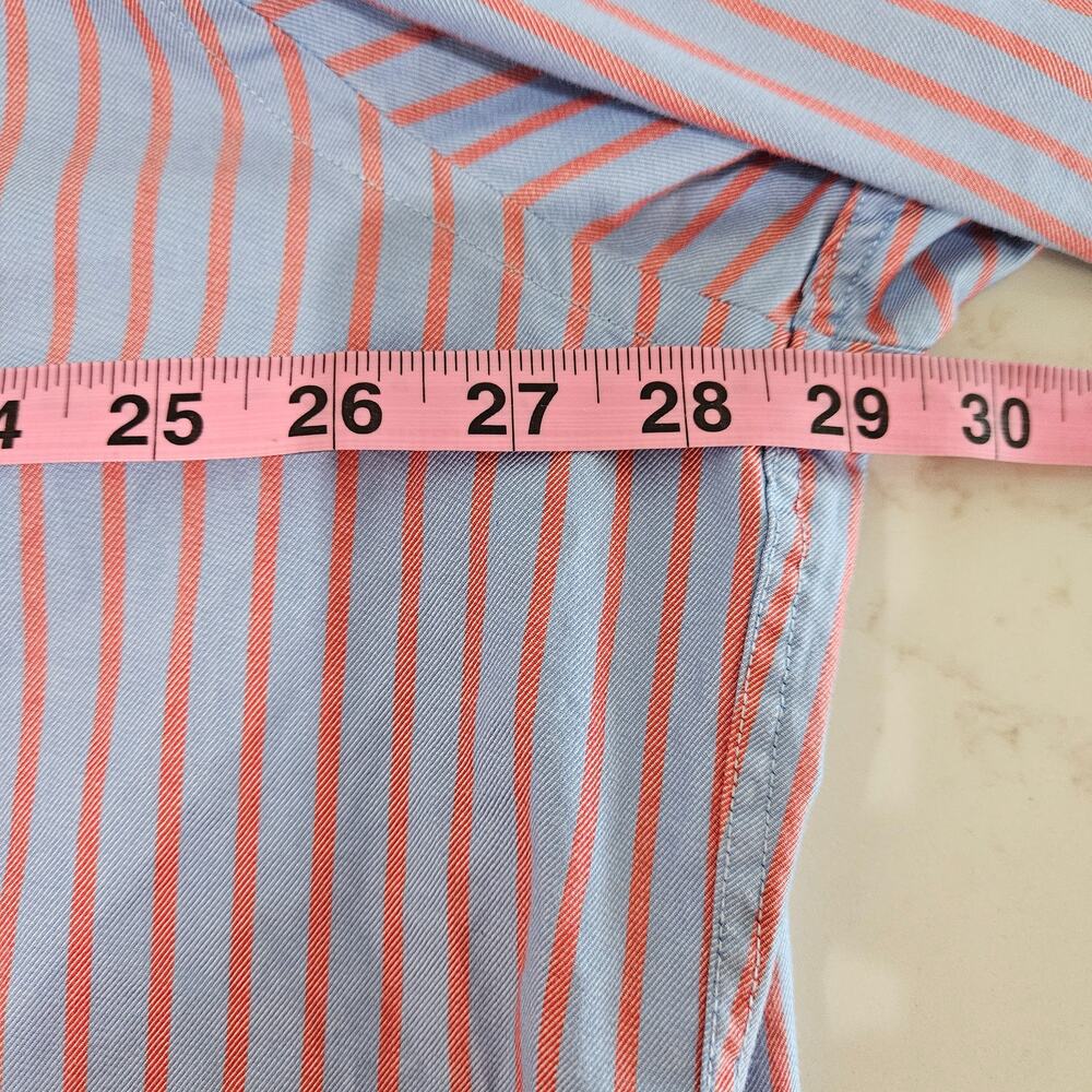 Men's Peter Millar Long Sleeve Botton Down Dress Shirt, Size XXL - Picture 7 of 8